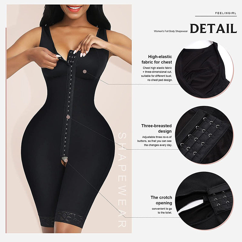 Open Crotch Body Corset Full Body Shaper