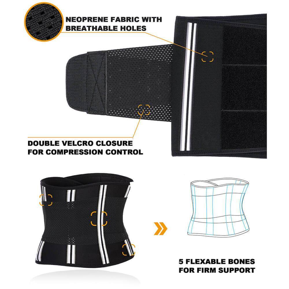 Men Neoprene Shape Fitter Belt For Lower Back Pain