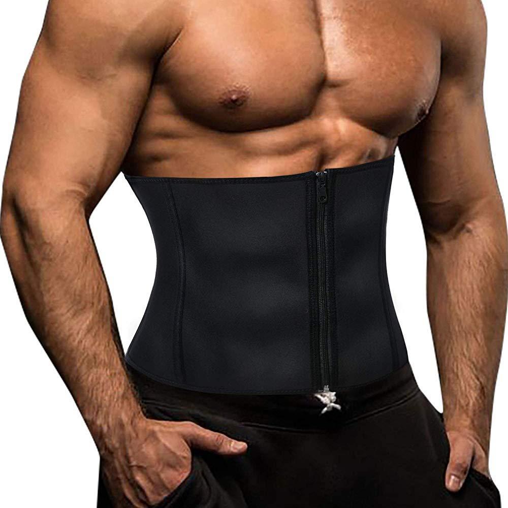 Men Sauna Sweat Waist Trainer Slimming Belt