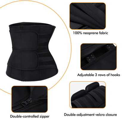 Sauna Slimming Waist Trainer with 2 Straps