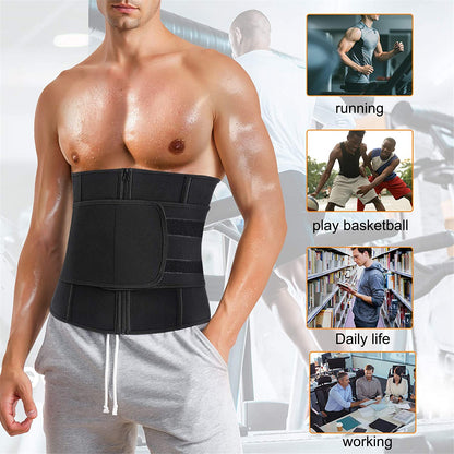 Neoprene Waist Trainer Workout ABS Belt for Men