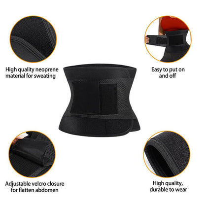 Neoprene Waist Trainer Workout Slimming Belt