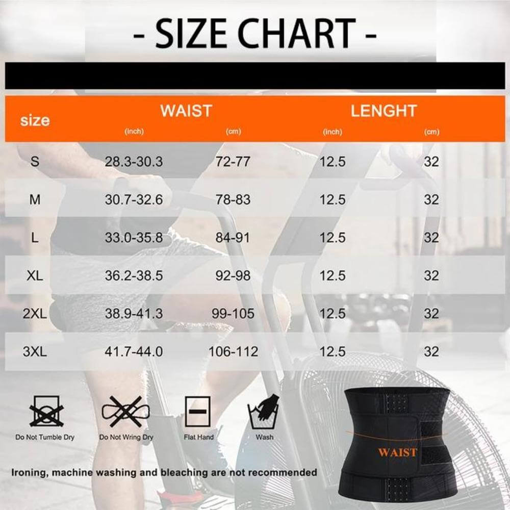 Slimming Body Sauna Sport Waist Trainer for Men