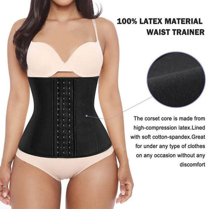 Women Latex Workout Waist Cincher