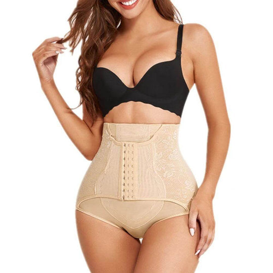 Women High Waist Sheer Butt Lifter with Adjustable Hooks