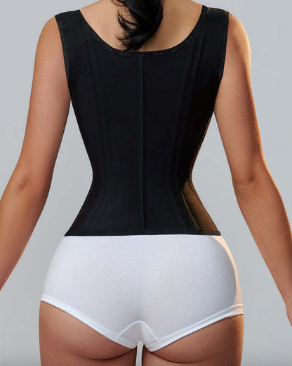 Ultra Waist Girdle With 13 Wheels With Brooches And Closure, Creates Hourglass Silhouette