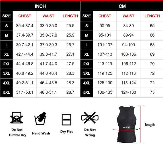 Neoprene Waist Trainer Adjustable Sweating Tank Top