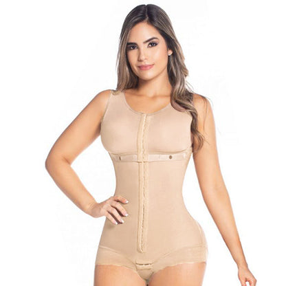 Shapewear For Women HOOK AND EYE CLOSURE Breast Support Tummy Control Triangle Bodysuit Bodyshaper