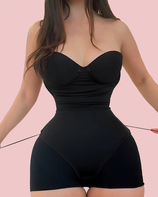Back Lace-up Thong Seamless Shapewear