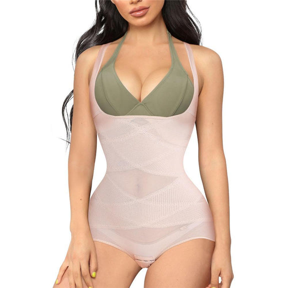 Women Seamless Open Bust Full Body Shapewear
