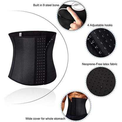 Waist Trainer Belt for Men Fat Burning Shaper Workout Trimmer Band