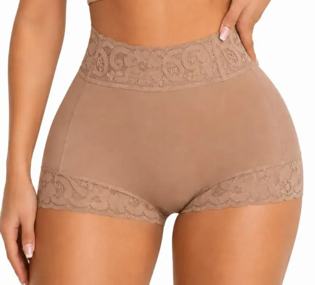 Women Lace Classic Daily Wear Body Shaper Butt Lifter Panty Smoothing Brief