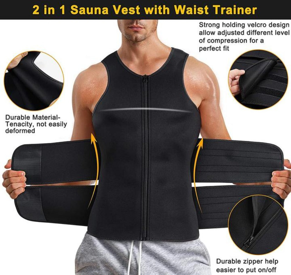 Neoprene Waist Trainer Adjustable Sweating Tank Top