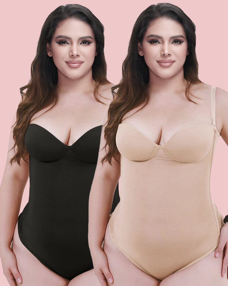 Back Lace-up Thong Seamless Shapewear