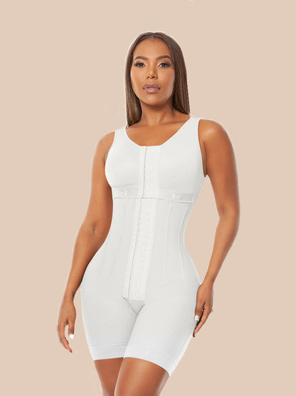 Women's Chest-Packed Body Shaper Postpartum Fajas Colombianas
