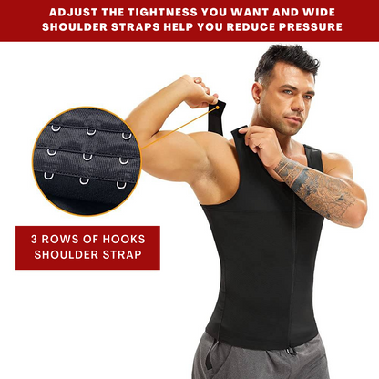 Men Adjustable Straps Posture Corrector Body Shaper Vest