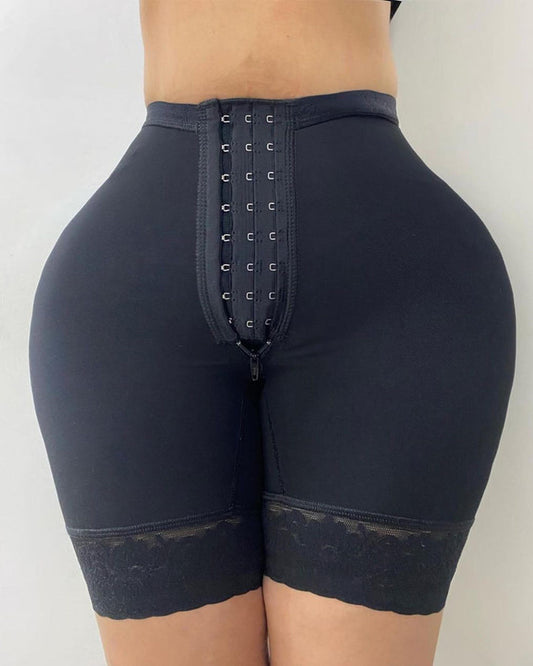 Double High Compression Hip Lift Shorts Hourglass Shapewear