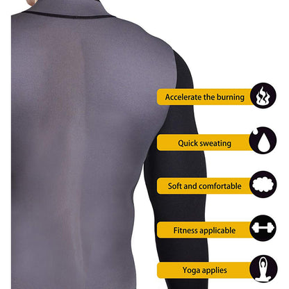 Men's Best Neoprene Wetsuit Jacket with Front Zipper Long Sleeves