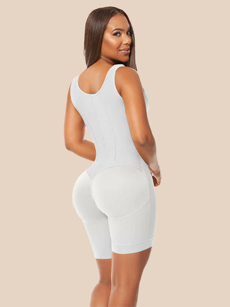Women's Chest-Packed Body Shaper Postpartum Fajas Colombianas