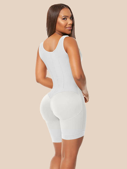 Women's Chest-Packed Body Shaper Postpartum Fajas Colombianas