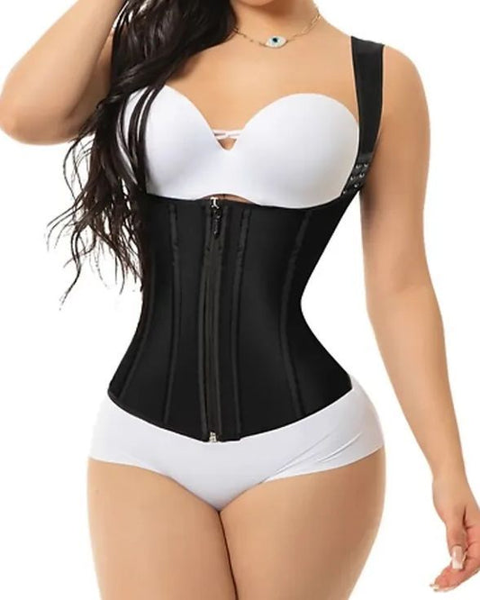 Women Waist Trainer Vest Slim Corset Neoprene Sauna Tank Top Zipper Weight Loss Body Shaper