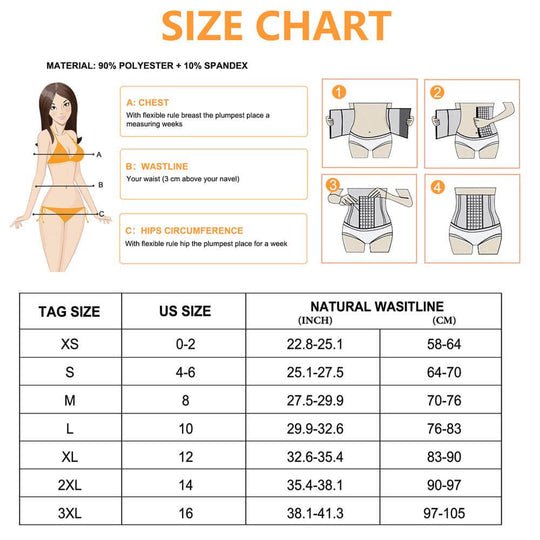 Zipper Hook Double Control Waist Cincher