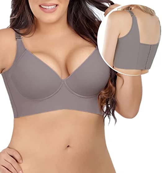 Bra with shapewear incorporated（Grey&Pink）