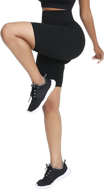 Huiming Sauna Sweat Shorts for Women Slimming Compression Workout Thermo Waist Trainer Slimming Leggings Pants Body Shape