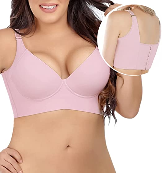 Bra with shapewear incorporated（Grey&Pink）