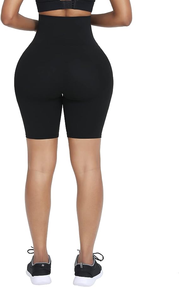 Huiming Sauna Sweat Shorts for Women Slimming Compression Workout Thermo Waist Trainer Slimming Leggings Pants Body Shape