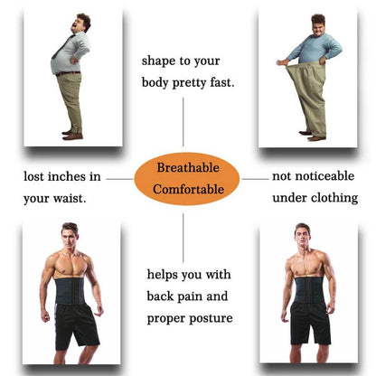 Fat Burning Waist Trainer Belt For Men