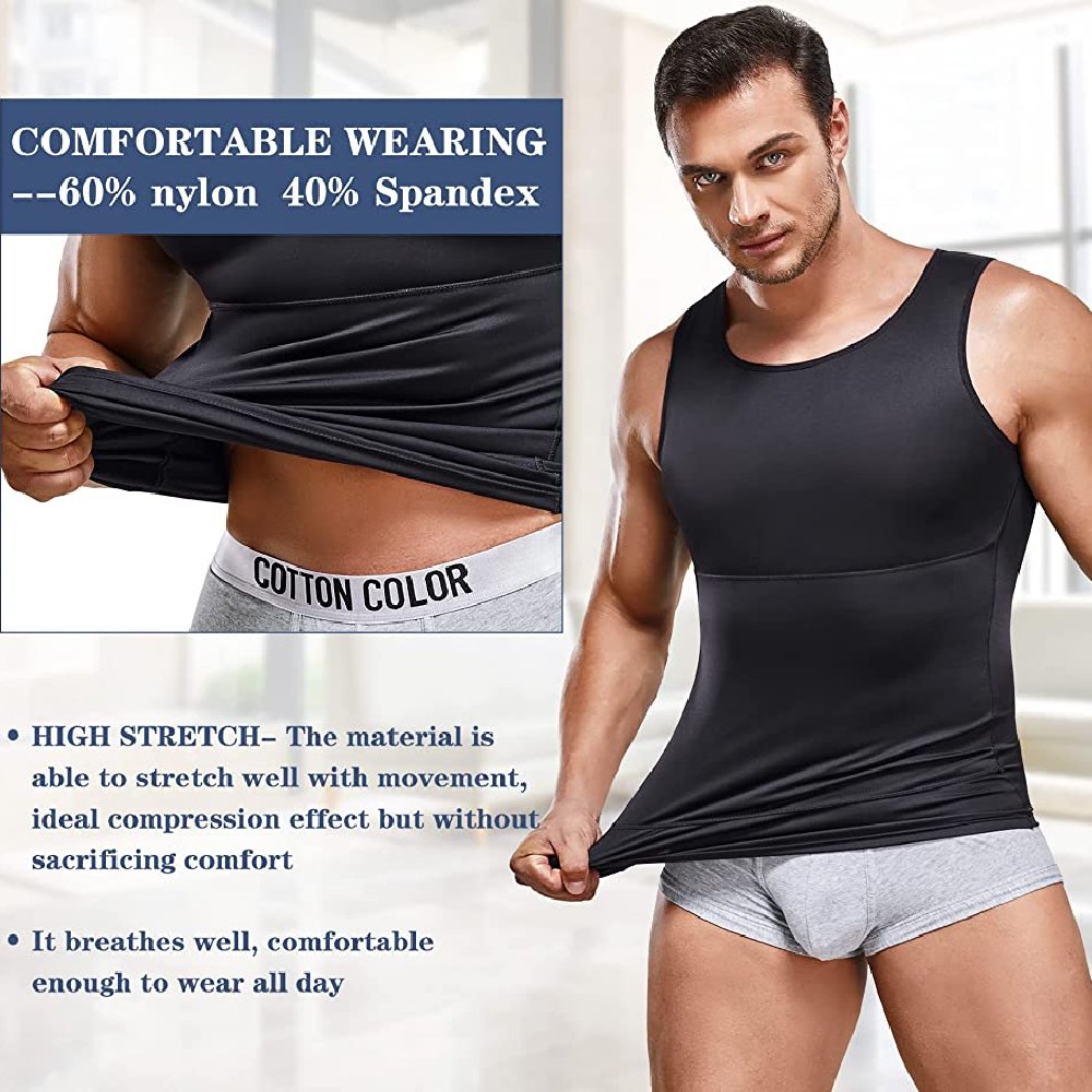 Men Compression Slimming Body Shaper Tank