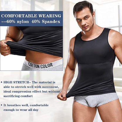 Men Compression Slimming Body Shaper Tank