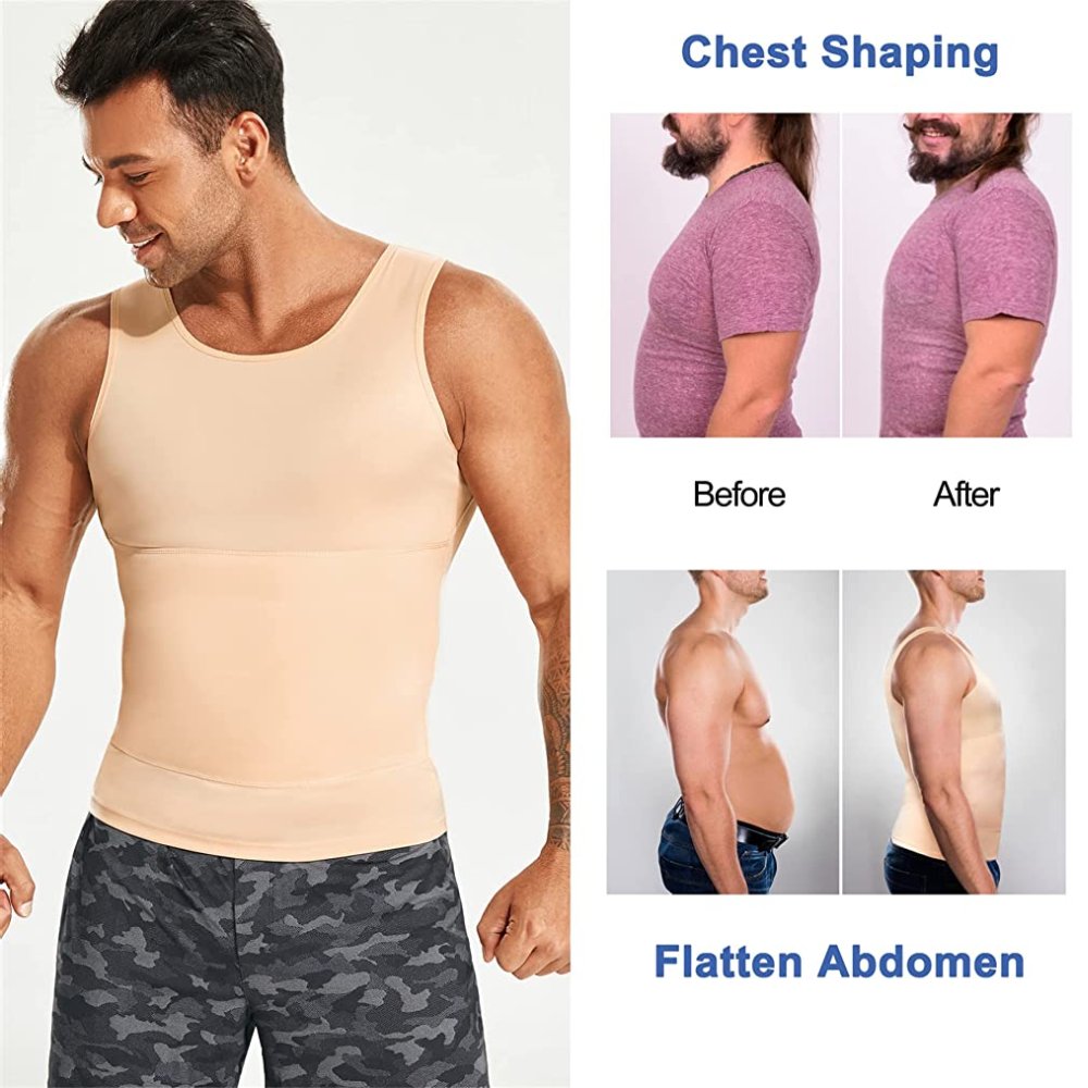 Men Compression Slimming Body Shaper Tank