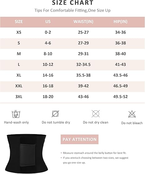 Waist Trainer Belt Waist Cincher Trimmer Ab Belt Tummy Control Body Shaper with Triple Wrap Women and Men