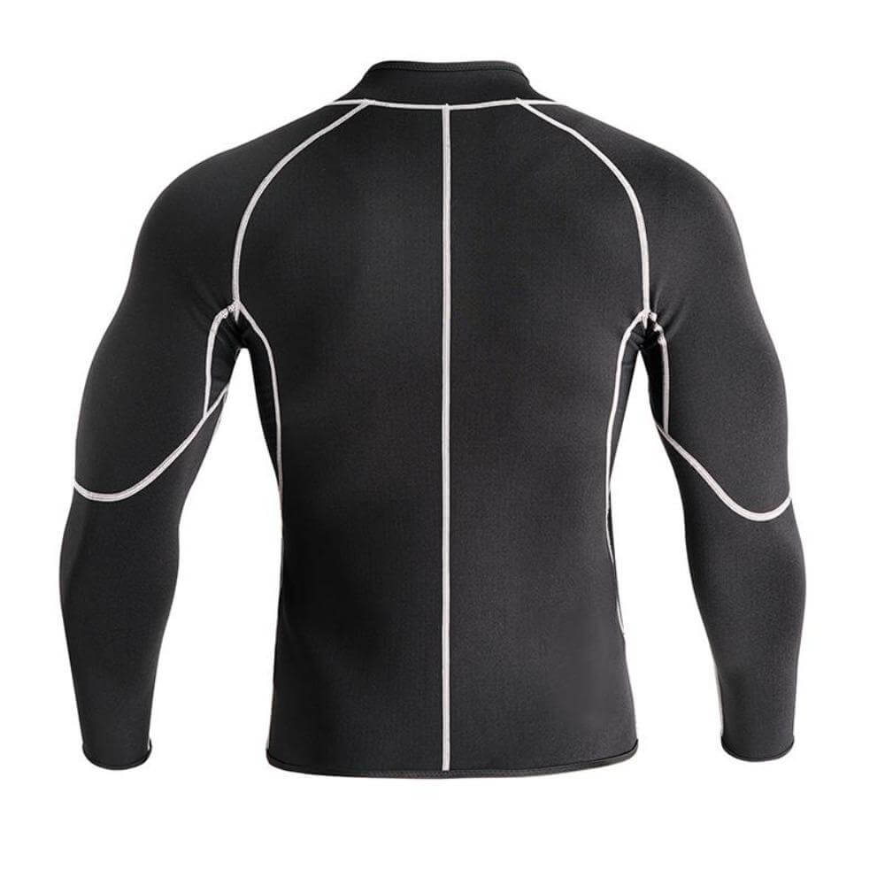 Hot Sauna Jacket with Adjust Belt