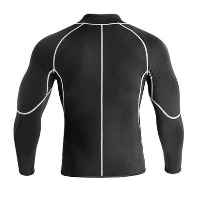 Hot Sauna Jacket with Adjust Belt