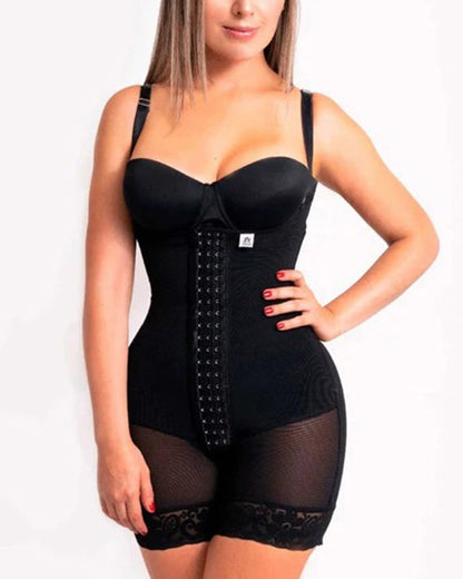 Women Bodysuit Postpartum Fajas Shapewear Slimming Lace Body Shaper