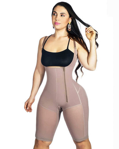 Postpartum Recovery Compression Garment Side Zipper Tummy Control Shapewear Slimming Fajas For Women