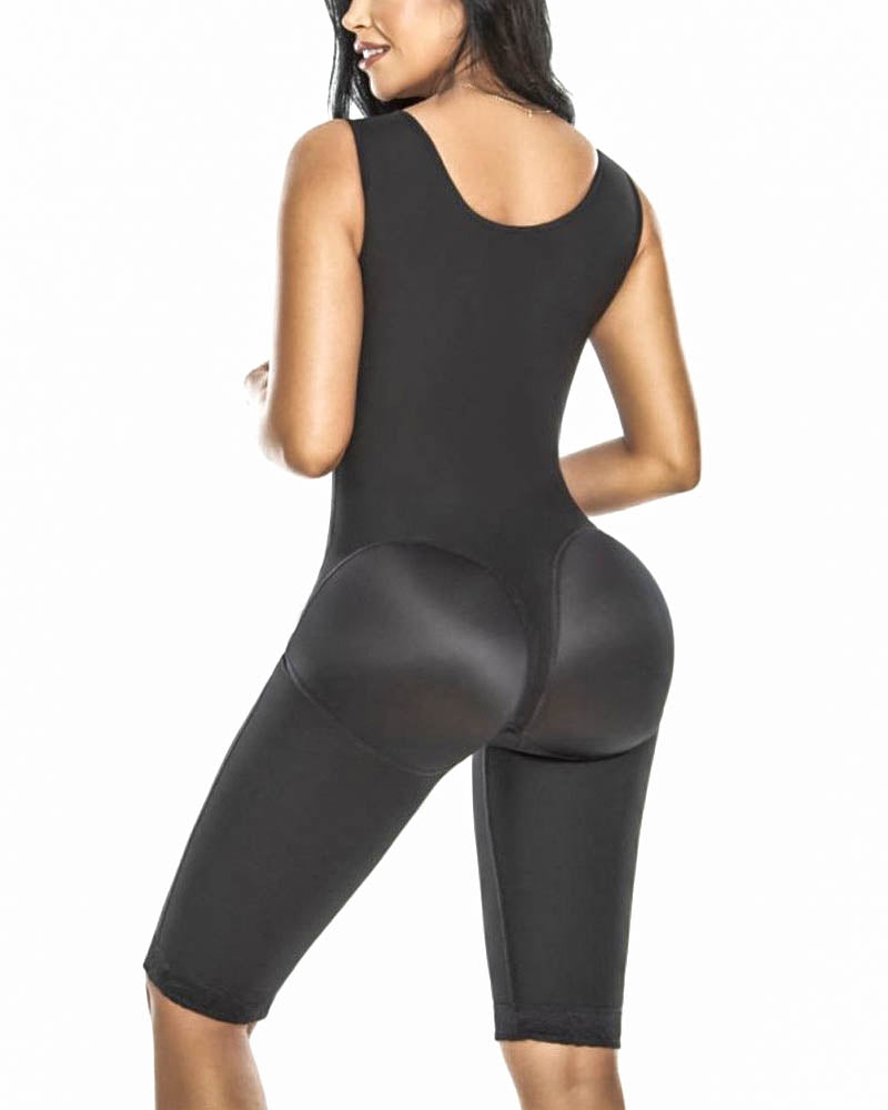 Tummy Control Fajas Adjustable Hook And Eye Front Closure Women Shapewear Post Liposuction