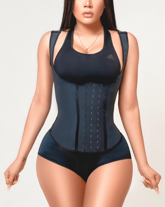Vest waist belt with shoulder strap