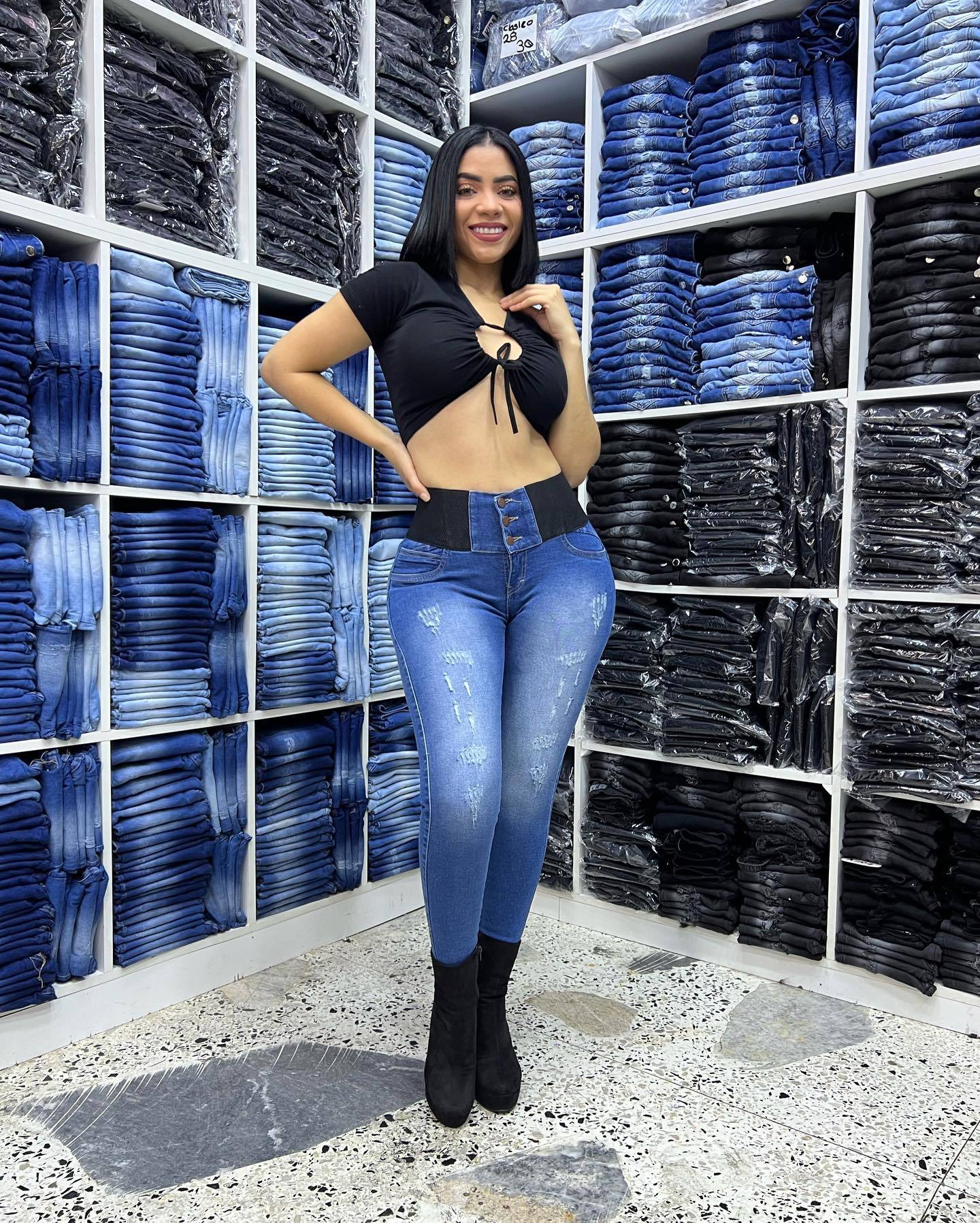 Shapewear Butt Lifter Women Jeans High Rise Waist Push Up