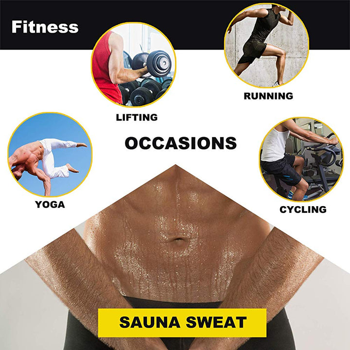 Waist Trainer Belt for Men Fat Burning Shaper Workout Trimmer Band