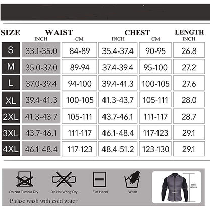 Men's Best Neoprene Wetsuit Jacket with Front Zipper Long Sleeves