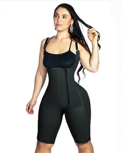 Postpartum Recovery Compression Garment Side Zipper Tummy Control Shapewear Slimming Fajas For Women