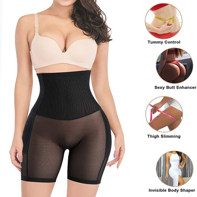Women Butt Lifter Padded Hip Enhancer Seamless Underwear Hi- Waist Short