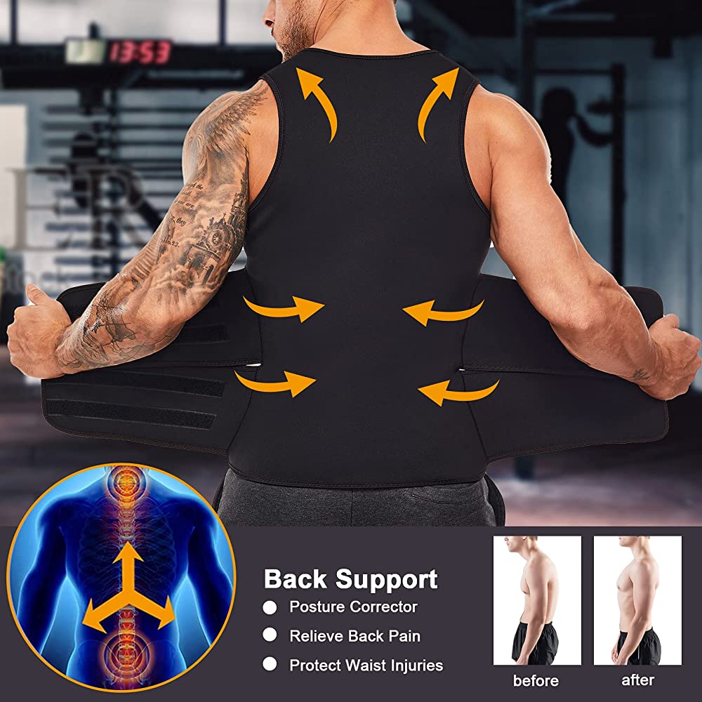 Neoprene Waist Trainer Adjustable Sweating Tank Top