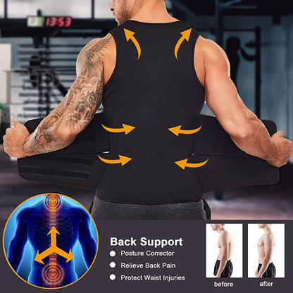 Neoprene Waist Trainer Adjustable Sweating Tank Top