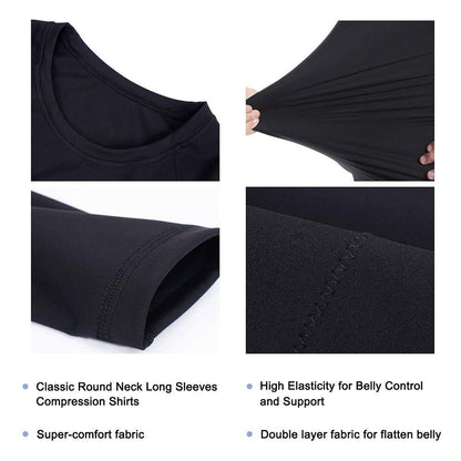 Men Slimming Compression Long Sleeve
