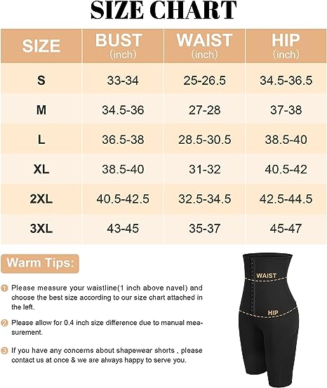 Tummy Control Shapewear Shorts for Women High Waisted Body Shaper Waist Trainer Leggings with Pockets